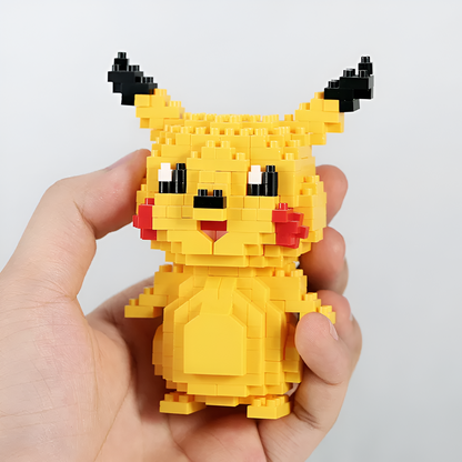 Pikachu à Construire - Figurine Pokémon en Blocs, 8cm